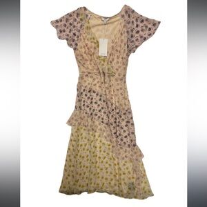 Josie midi length silk dress 00